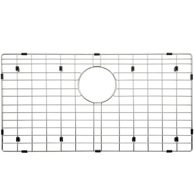 Serene Valley 26-1/4'' X 14-1/4'' Sink Protector, Rear Drain with Corner Radius...
