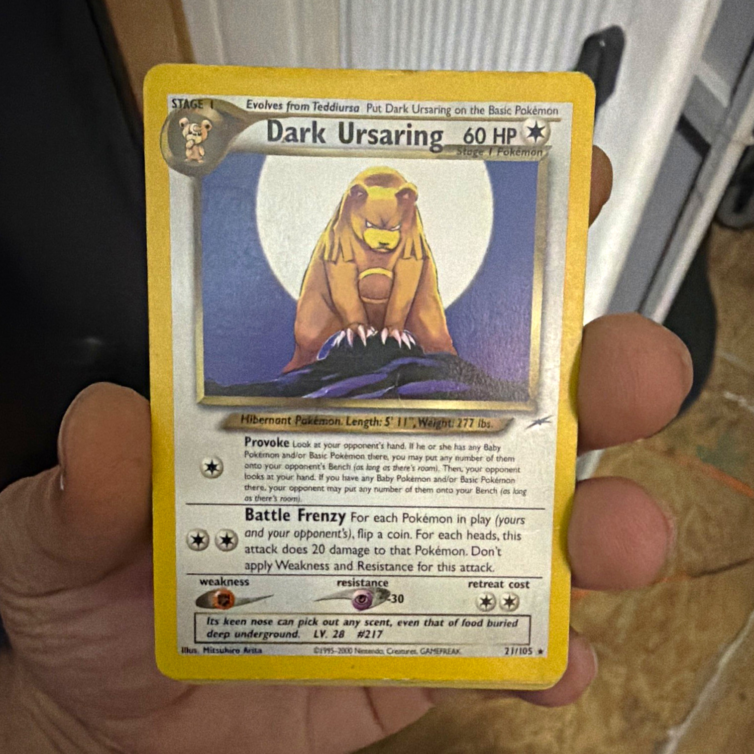 Wizards Dark Ursaring 21/105 Neo Destiny Rare Unlimited English 60 HP