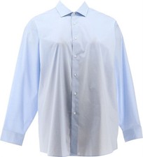 Stafford 365 All-Temp Mens Long Sleeve Dress Shirt Blue 18 1/2 NWOT 1106 