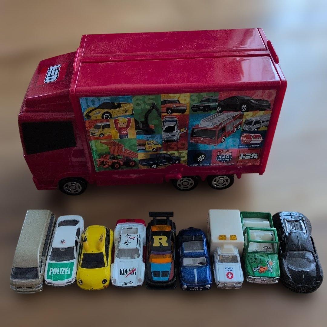 TOMICA carrier car mini car set