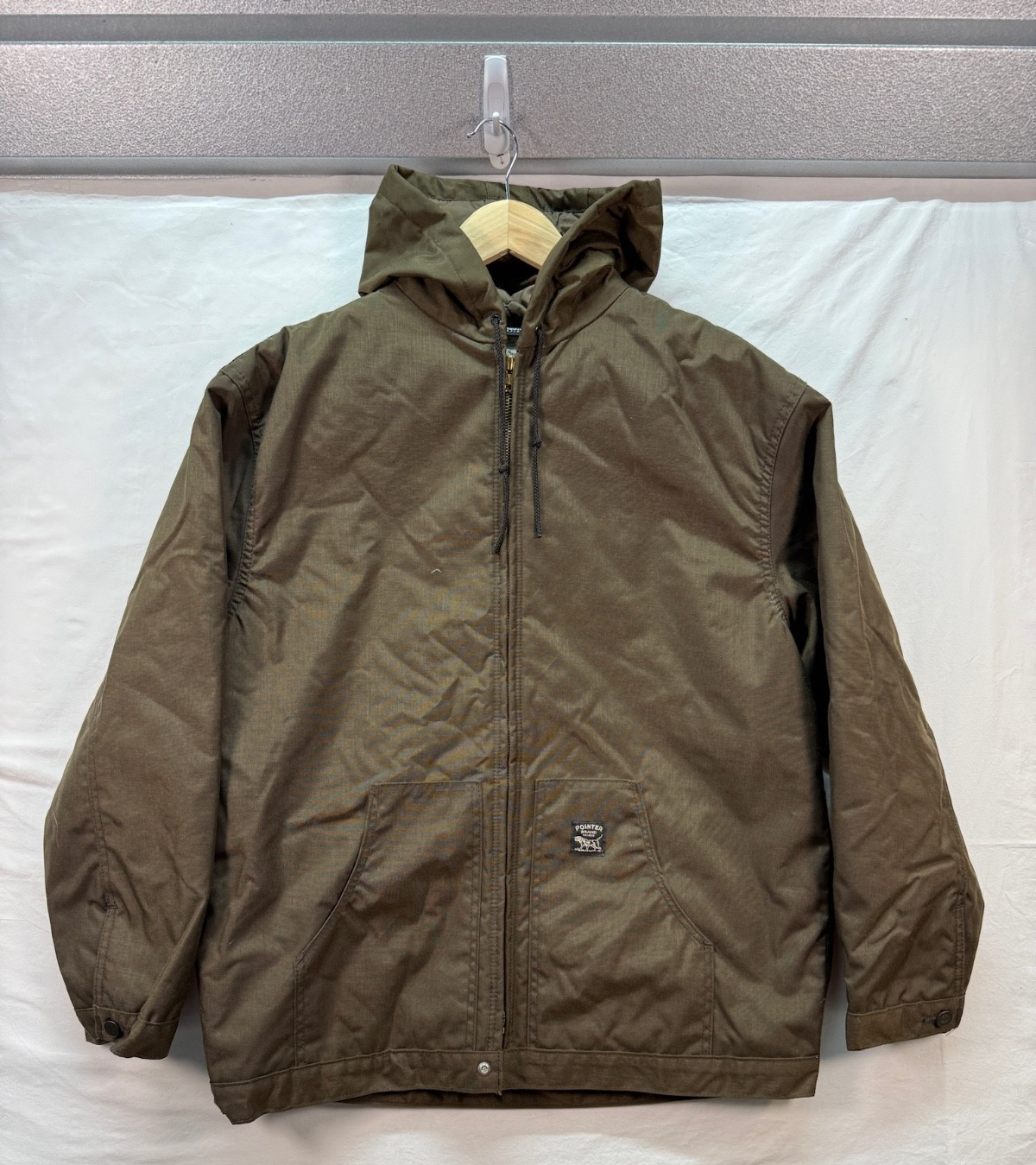 Pointer Brand Hooded Jacket Brown Thinsulate Insu… - image 1