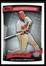 2010 Topps #PP-85 Justin Upton Peak Performance