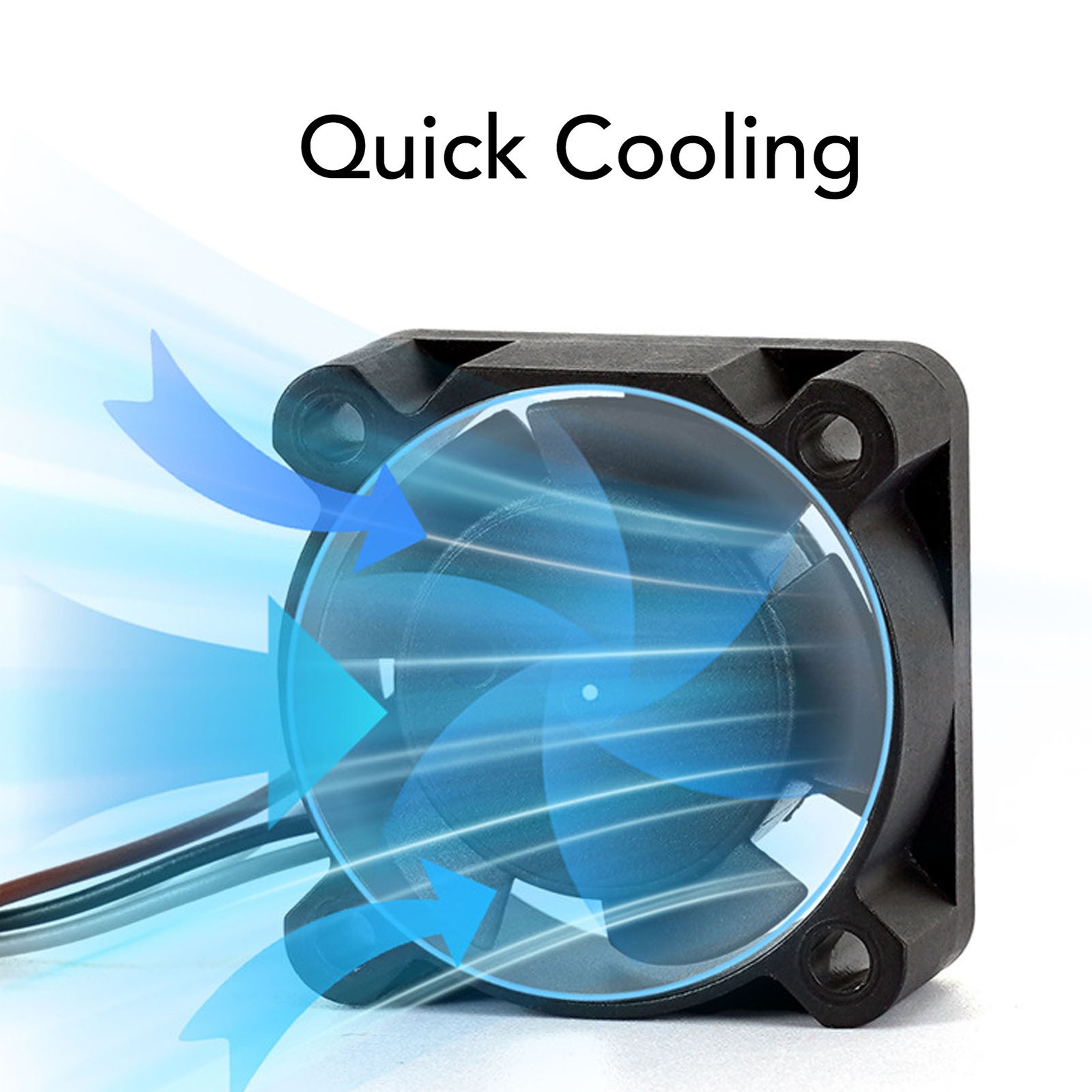 3D Printer Cooling Fan DC5V 0.3A 2W 17000RPM Extruder Hot End Cooling Fan New