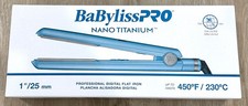 BaByliss PRO Nano Titanium 1  Professional Digital Flat Iron BRAND NEW