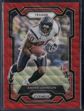 2023 Panini Prizm Andre Johnson Red Wave Prizm 062/149 #121 Houston Texans