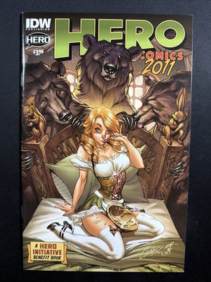 #ad Hero Comics 2011 J. Scott Campbell Cover IDW Publishing 1st Print NM *A13 $19.99