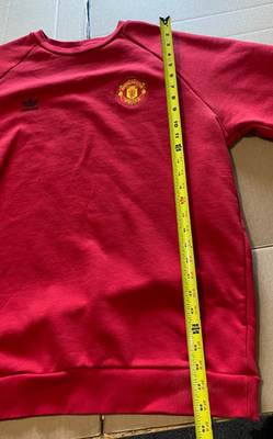#ad Manchester United Sweatshirt XL Adidas RED pre owned very nice $50.00