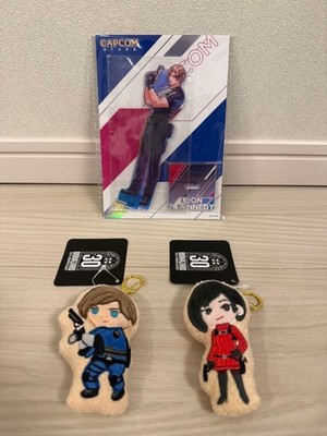 CAPCOM STORE Resident Evil 30th Anniversary Leon & Ada Mascot