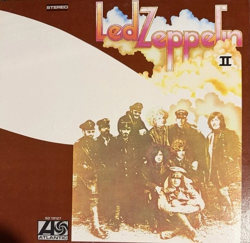 VINTAGE LP VINYL RECORD LED ZEPPELIN II ALBUM ATLANTIC SD 19127