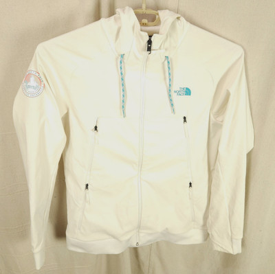 North Face Expedition Antarctica 2017 Queen Maud Land White Jacket Hoodie Size M
