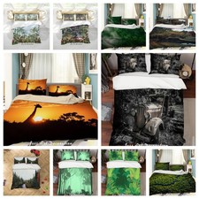 3D Tropical Forest Green Quilt Cover Duvet Cover Comforter set