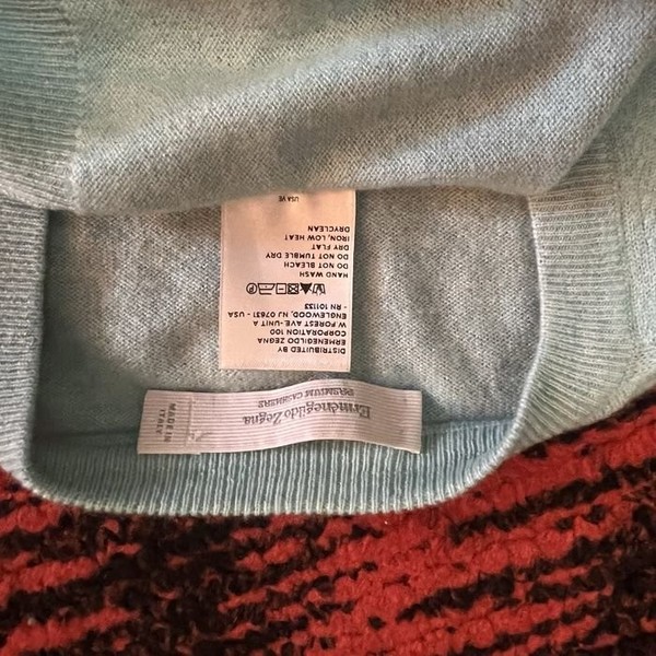 Men Ermenegildo Zegna Sweater Blue XL