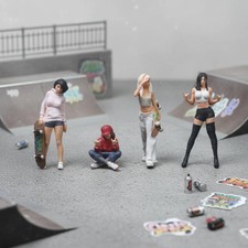 Set di Bambole Street Design Dettagli Fini Set di Personaggi in Miniatura