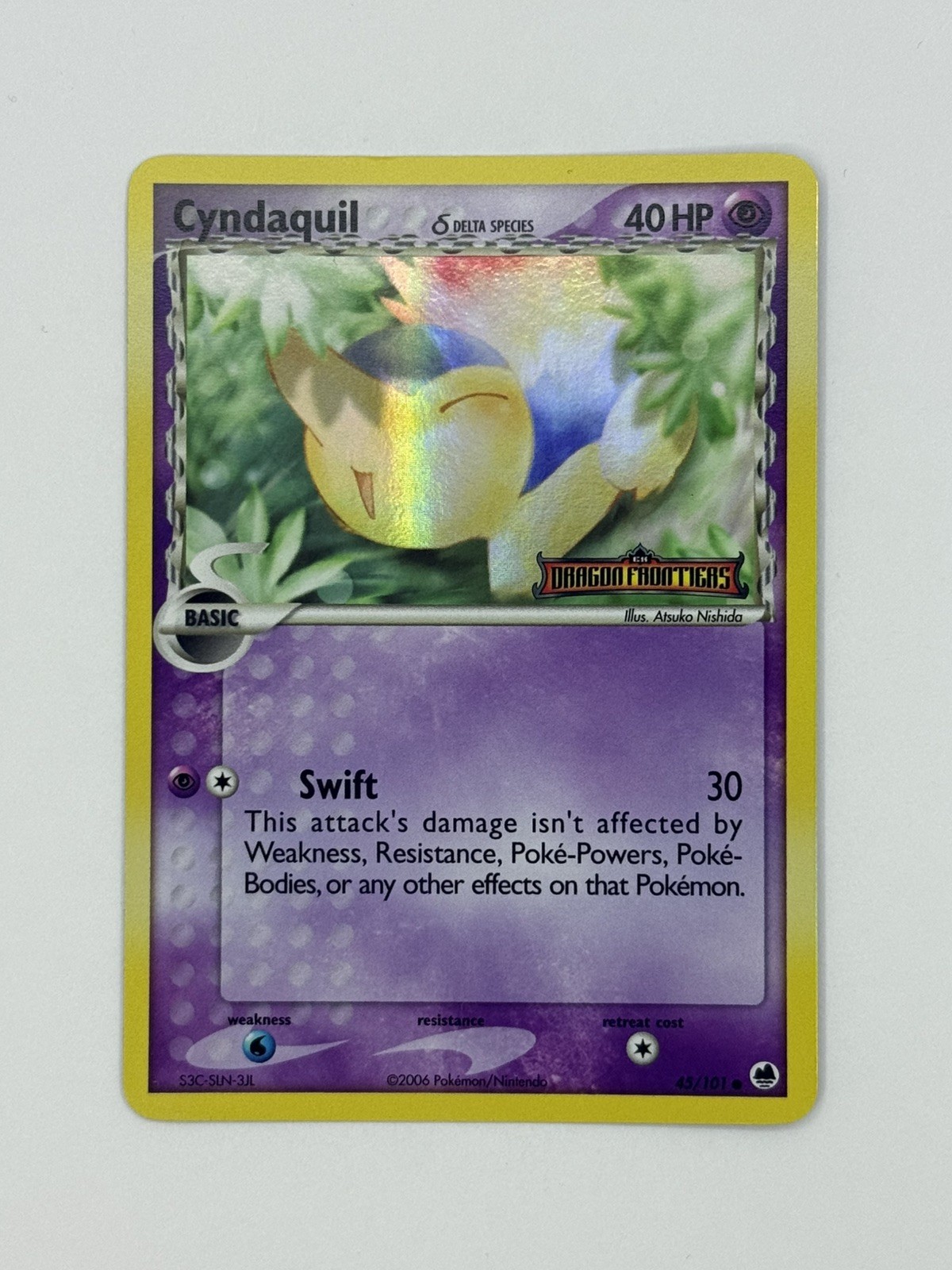 Cyndaquil (Delta Species) Common Dragon Frontiers Reverse Holo 45/101