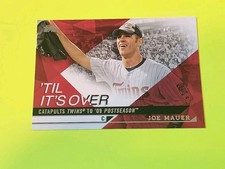 2015 Topps - 'til It's over Joe Mauer #TIO-6 Minnesota Twins HOF 