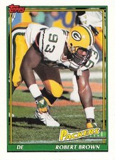 Robert Brown 1991 Topps #455 Green Bay Packers