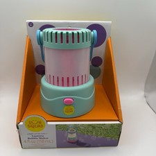 Sun Squad Lantern Bubble Maker Light Up No Spill 4oz Kids Outdoor Toy New