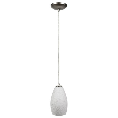 Access Lighting 28012-1C-BS Sydney 1 Light Brushed Steel Corded - Silver - Picture 2 of 9