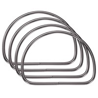 4Stk Metall-GeldböRsengriff, D-Ring-Handtaschengriff Ersatz, Gunmetal