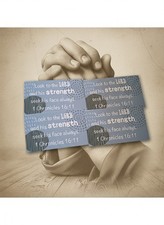 4 Bible Verse Mini Scripture Inspirational Christian Gifts Encouragement Cards.