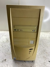 Vintage Retro Beige ATX Sleeper Build Case
