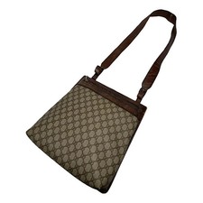 Borsa a mano Gucci Ophidia in pelle grigia ritagliata