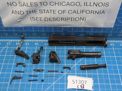 OEM TAURUS PT 709 SLIM SLIDE BARREL LOWER PARTS TRIGGER SAFETY EJECTOR REPAIR