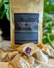 Egyption blue lotus tea 10 bags 2.5g ea. Nymphaea Caerulea 
