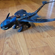 2013 How To Train Your Dragon Fire Breathing Night Fury Toothless 23" Wingspan
