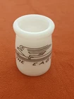 Vintage Souvenir Milk Glass Creamer Potamic Eagle Scenic Railroad RARE