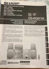 SHARP Komponenten System CD-PC671H - Stereoanlage kompakt 