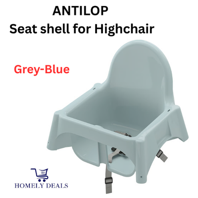 Ikea Seat Shell IKEA ANTILOP Highchair Seat Shell Grey-Blue Baby
