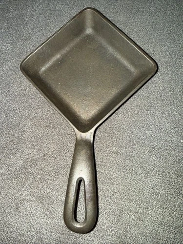 RARE Vintage Griswold Square Egg Skillet Cast Iron Fry Pan #53