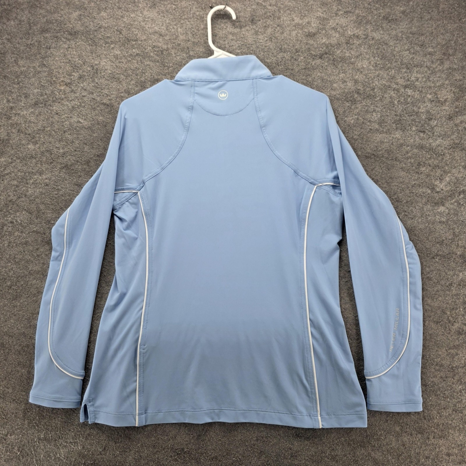 Peter Millar Pullover Womens Medium Light Blue Qu… - image 7