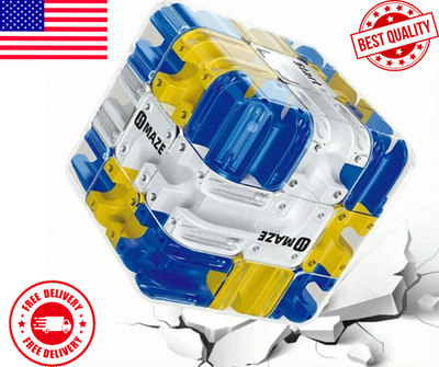3D Labyrinth Puzzle Maze Cube - Engaging Brain Teaser Toy, Improve Spatial......
