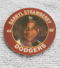 Darryl Strawberry - Baseball Score 1992 Slurpee 7-11 Superstar Action Coin Disc