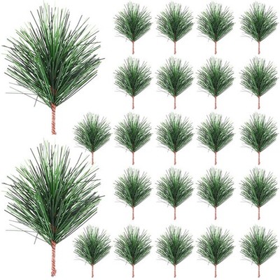  2 Count Kieferndekor Festliche Künstliche Tannenzweige Mit Weihnachts