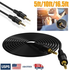 3.5mm Audio Cable Male to Male - AUX Cord for Car, Phone, Headphones, Speakers