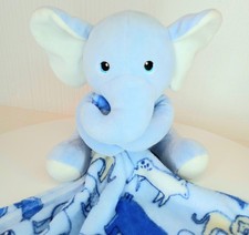 Little Beginnings Blue Elephant Lovey Security Blanket Stuffed Animal Toy