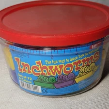 Learning Resources Set Of 72 Inchworms  Manipulatives Measurement Teaching Aid
