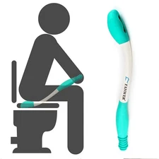 Toilet Aids Tools,Long Reach Comfort Wipe,Extends Your Reach over 15"" Grips ...
