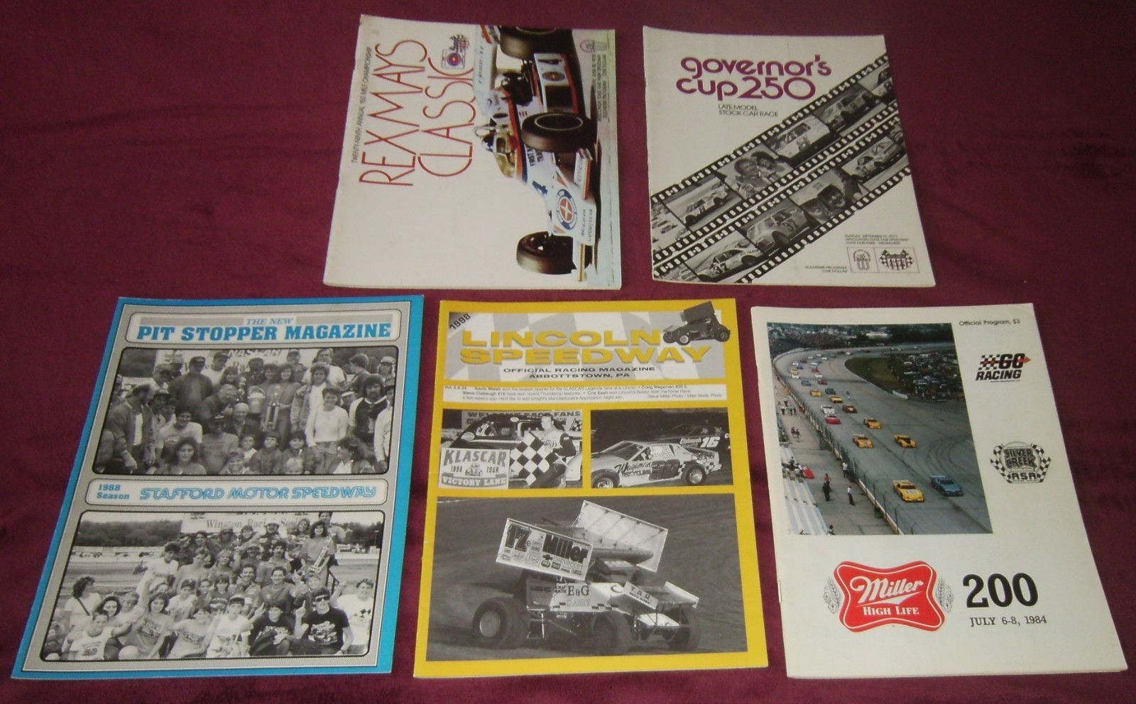 Lot of 20 Various Auto Racing Programs