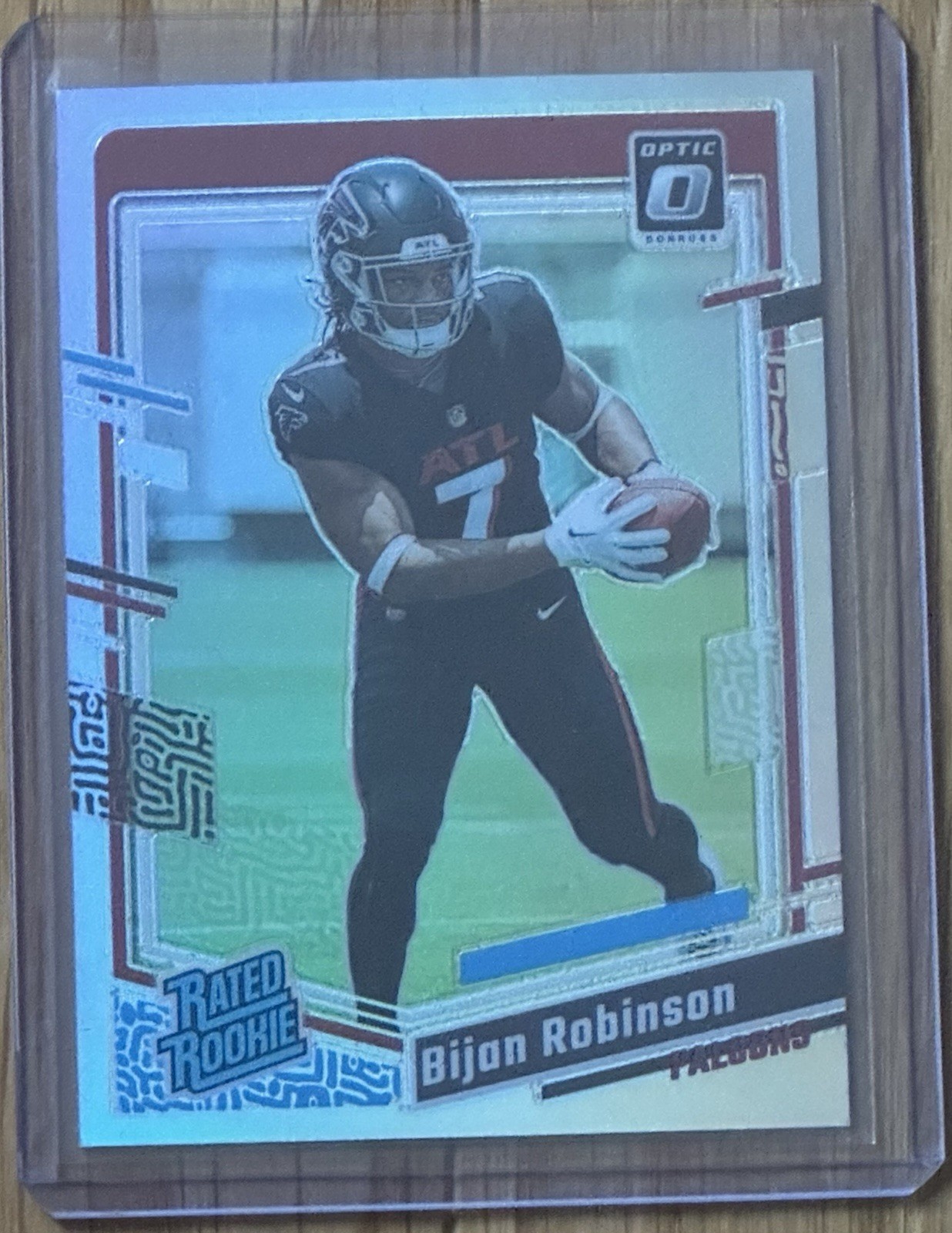 2023 Panini Donruss Optic - Rated Rookie Bijan Robinson #206 Holo Prizm (RC)