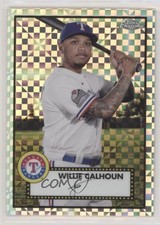 2021 Topps Chrome Platinum Anniversary X-Fractor Willie Calhoun #441 1b8