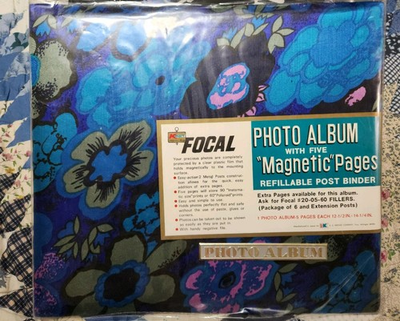 #ad #ad RARE NOS Vintage Focal Kmart Photo Album Magnetic BLUE Cover 5 Pages $27.99