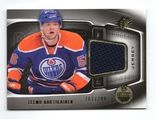 2011-12 UD SPX Teemu Hartikainen Rookie Jersey 761/799