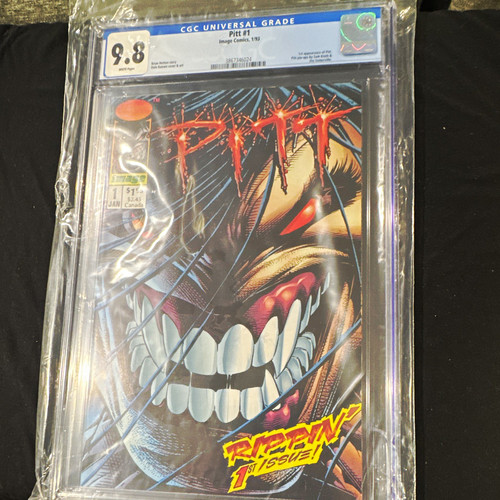 Image Comics Pitt #1 (1993) CGC 9.8 Universal Grade First Printing Keown