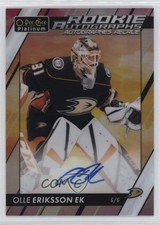2023-24 O-Pee-Chee Platinum Rookie Auto Sunset Olle Eriksson Ek #R-OE Auto 06wk