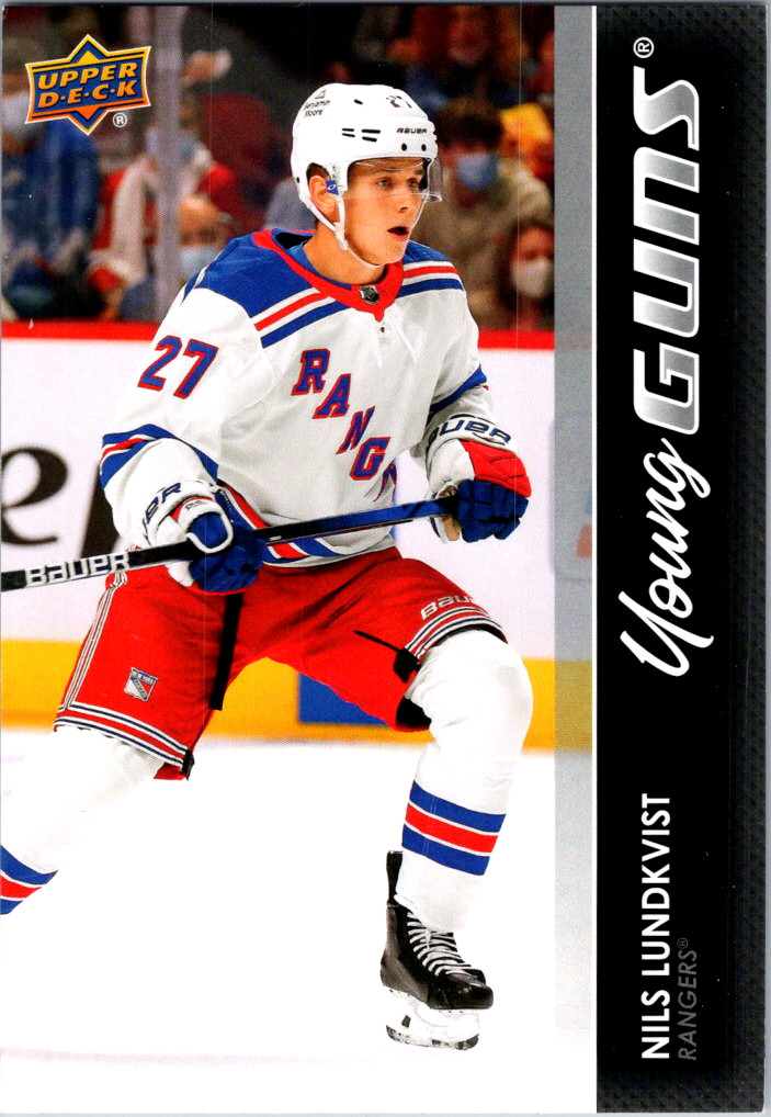 21-22 UD Series 2 - Young Guns Lucas Raymond #464  Nils Lundkvist #456 Jumbo RC