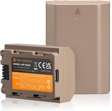 K&F CONCEPT (2 batterie) NP-FZ100 batteria fotocamera per Sony A9 A7III A7RIII A7RIV A6600